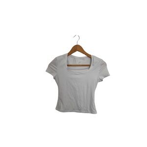 ReoRia White Crop Top for Women